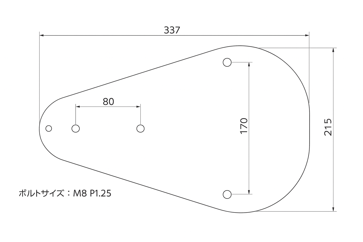 RAZZLE DAZZLE　ベイツソロシートレプリカ　ナロータイプ　艶あり黒　SE001