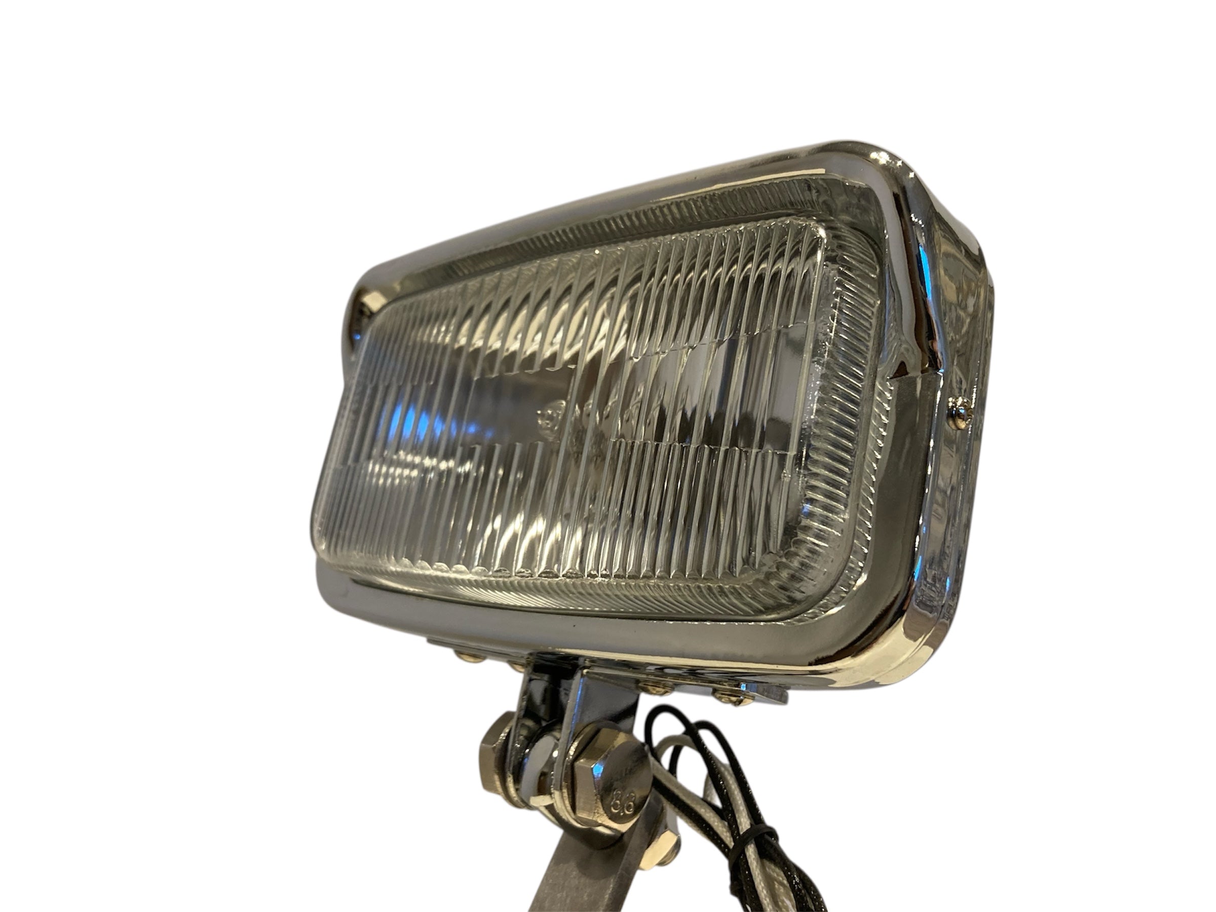 スクエアヘッドライト　クローム　クリアレンズ HR101